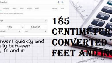185 Cm to Inches and Feet